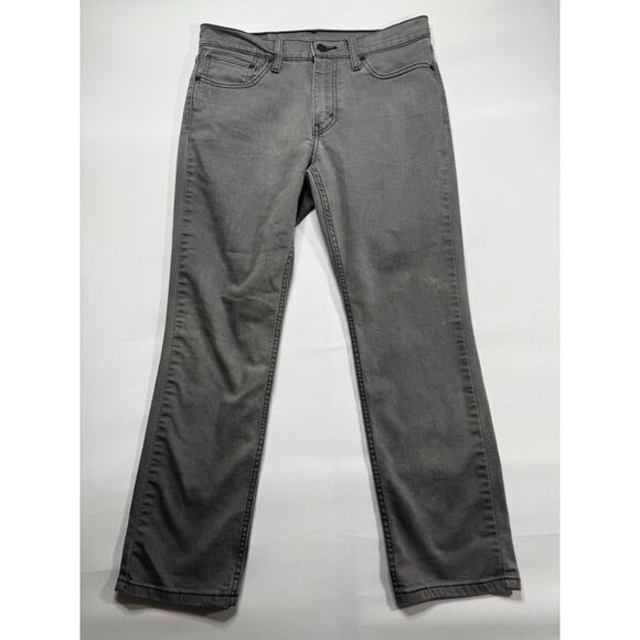 Levi's 511 Men's Slim Fit Straight Leg Gray Denim Jeans - Size 32x29 (32x27.5) - Picture 1 of 5